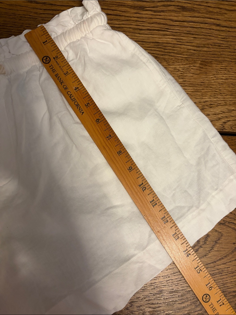 NWT ZARA White Linen Cotton High Waisted Drawtsring Summer Short - Picture 8 of 12